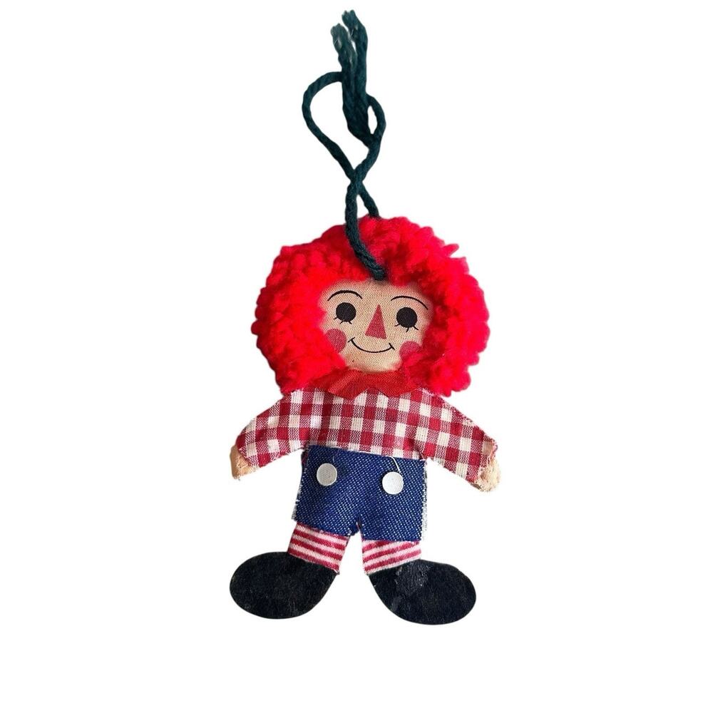 Raggedy Andy Ornament Christmas Holidays Nostalgic, Doll Vintage Retro Ornate
